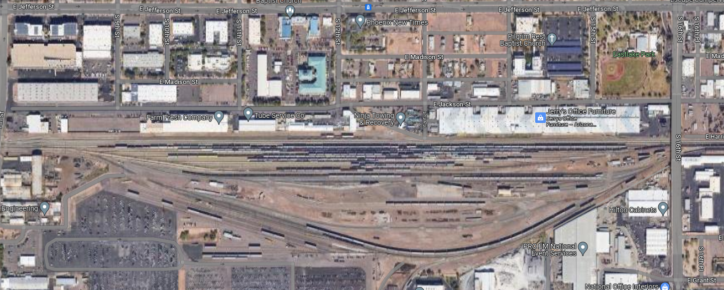 Union Pacific Intermodal Terminal in Phoenix Arizona